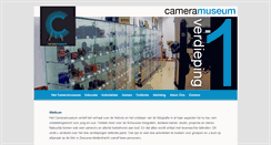 Desktop Screenshot of cameramuseum.nl